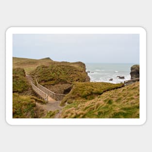 Trevelgue Head Cliffs Sticker